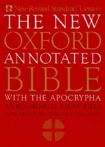 The New Oxford Annotated Bible with Apocrypha: An Ecumenical Study Bible - GOOD