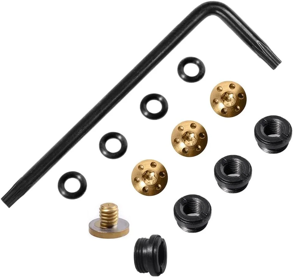 Cool Hand 1911 Grip Screws & Bushings for 1911 Full Size, Compact/Officer Pistol