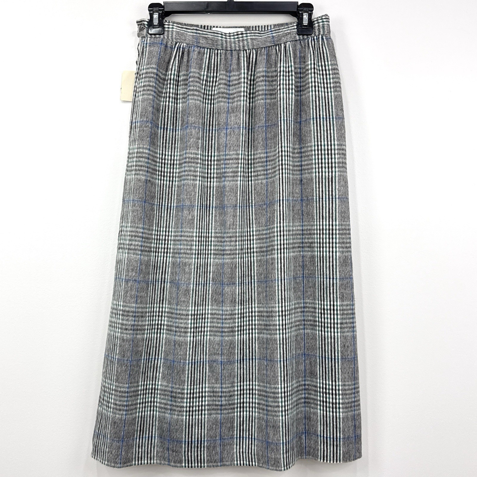 VTG Ultra Cashmere By Midori Skirt Womens 12 Plaid NWT Preppy Old Money Academia