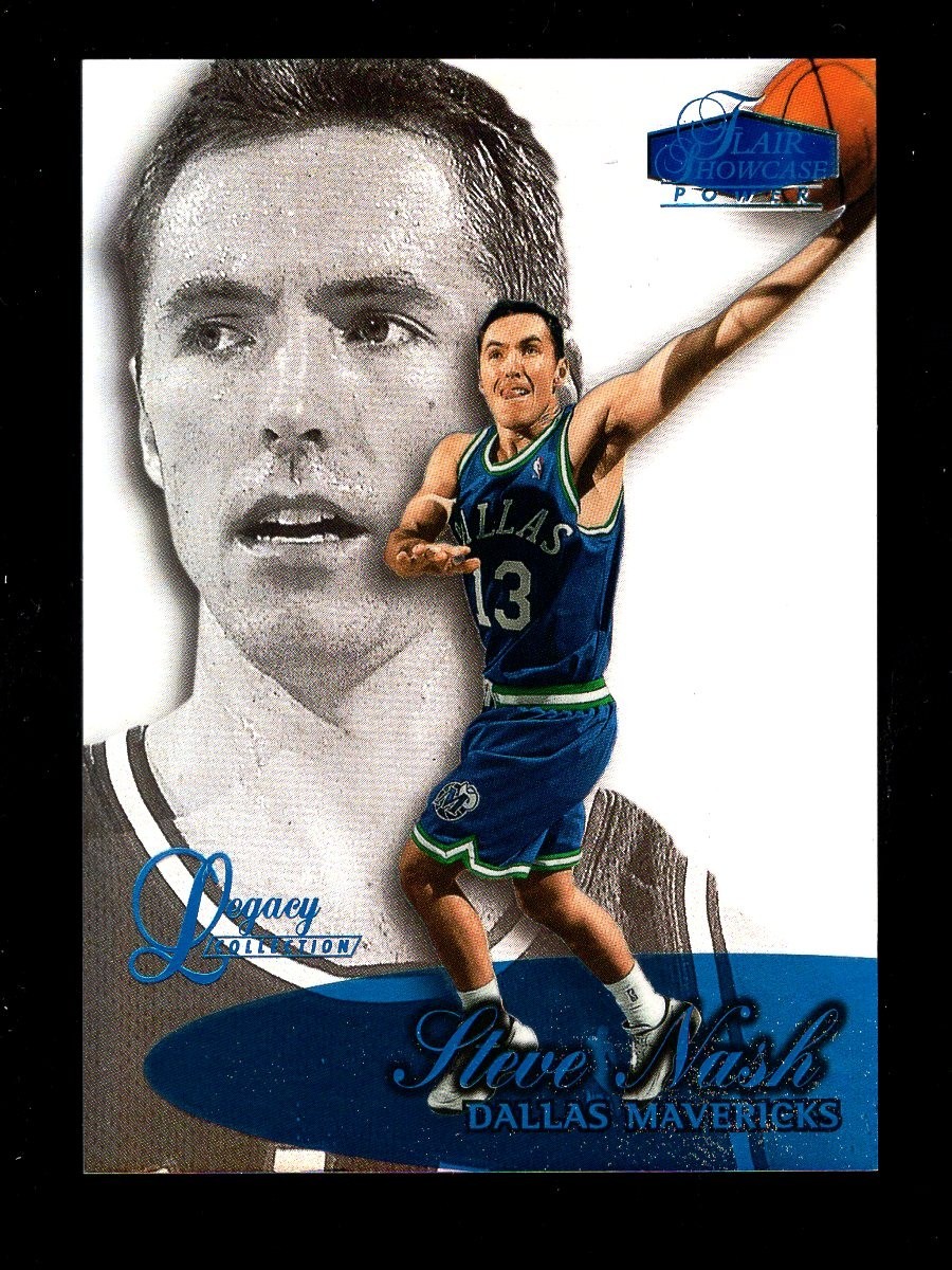 1998-99 FLAIR SHOWCASE LEGACY #84 STEVE NASH 43/99 MAVERICKS