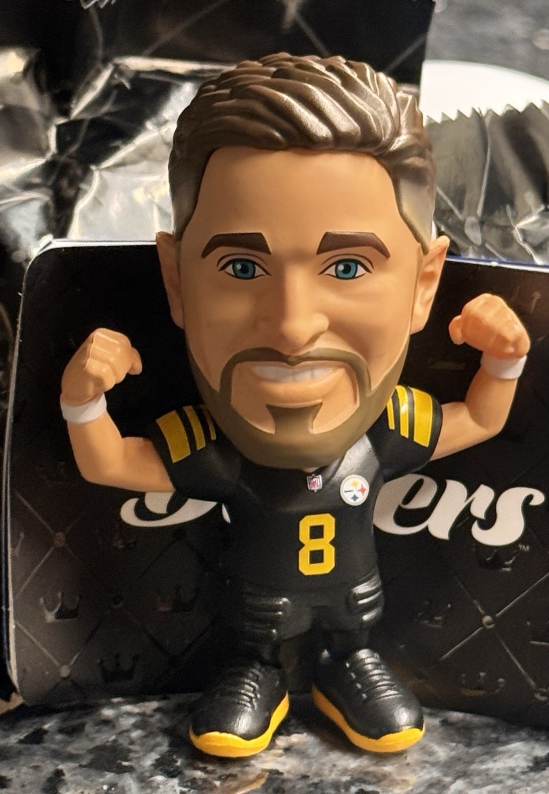 Zuru NFL Ballers Series 1 AARON RODGERS RARE Pittsburgh Steelers NEW