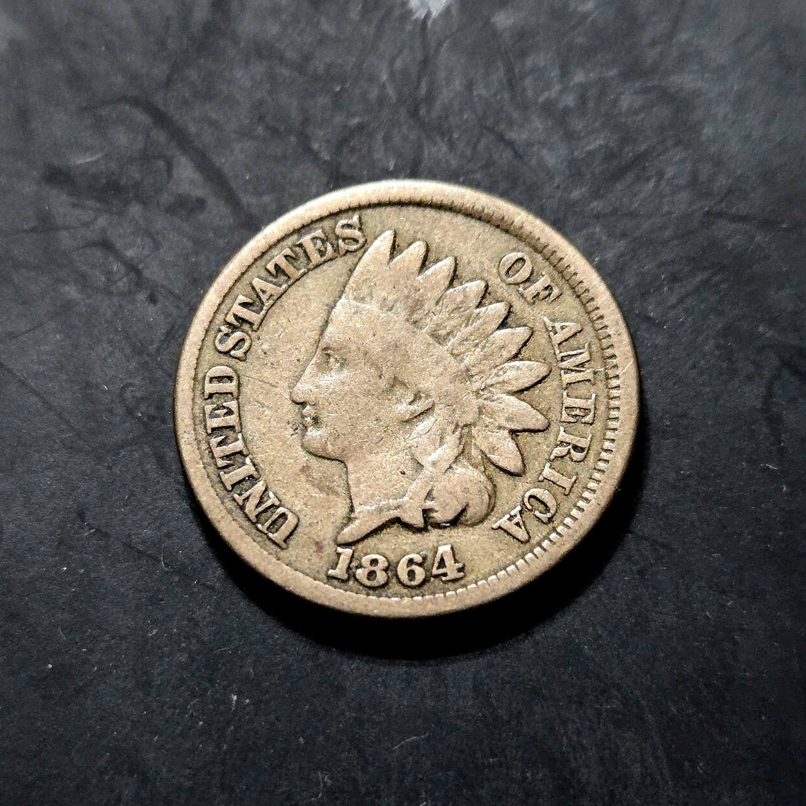 1864 Copper Nickel Indian Head Penny, Sharp Condition 1864 Copper Nickel Indian Head Penny, Sharp Condition