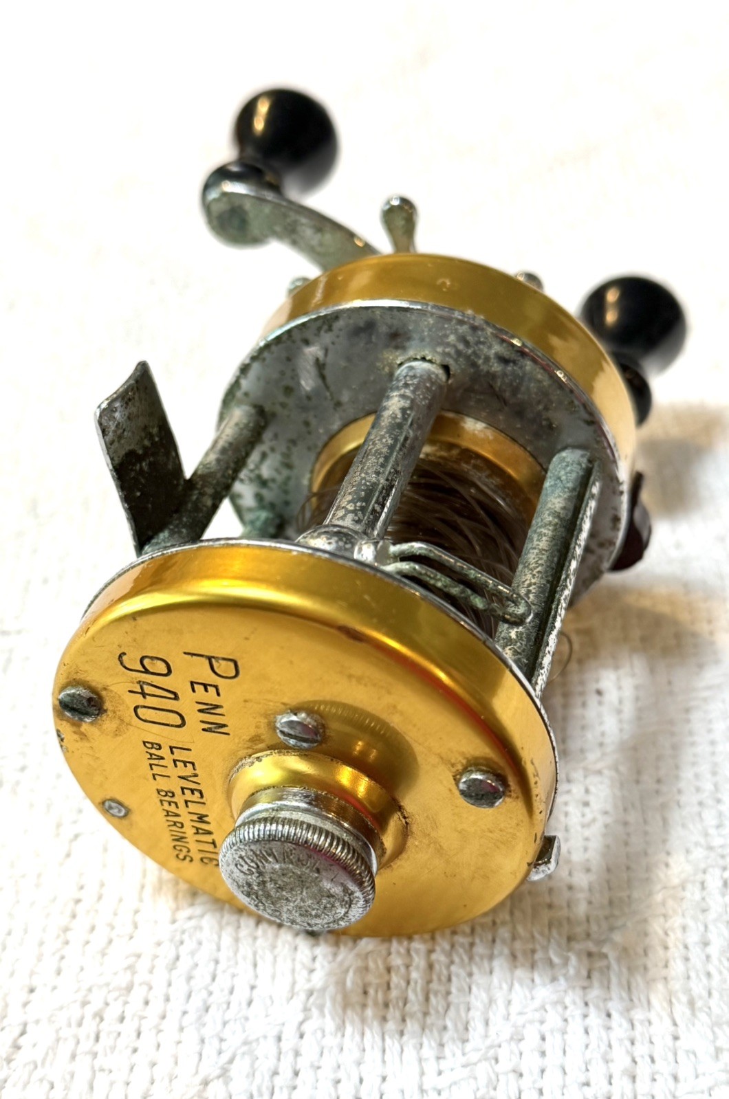 Vintage Penn 940 Levelmatic Ball Bearing Fishing Reel - USA - FOR Parts / Repair Vintage Penn 940 Levelmatic Ball Bearing Fishing Reel - USA - FOR Parts / Repair
