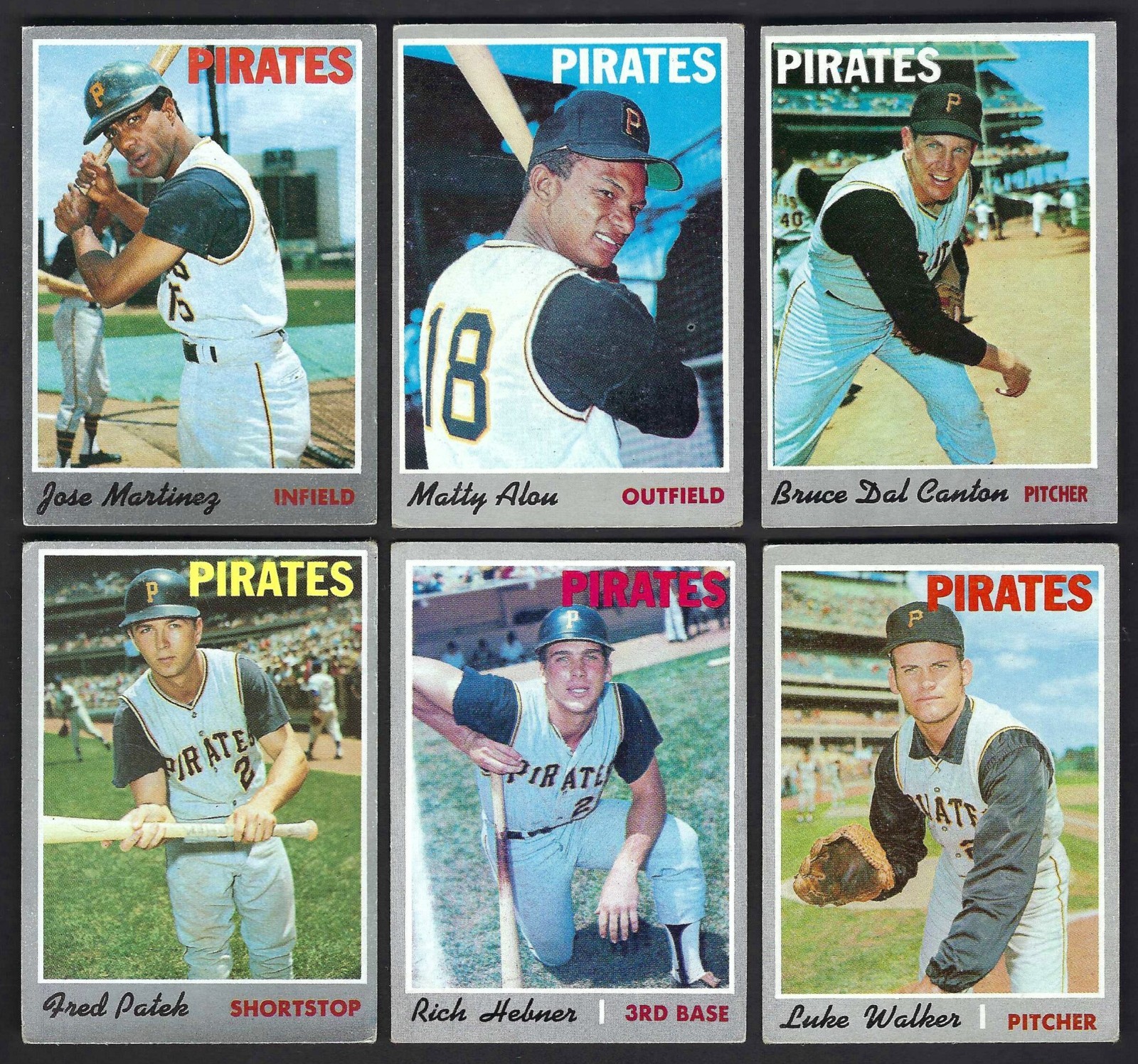 1970 1971 1972 1973 Topps Pittsburgh Pirates $.99 EACH (Must Pick At Least 2)