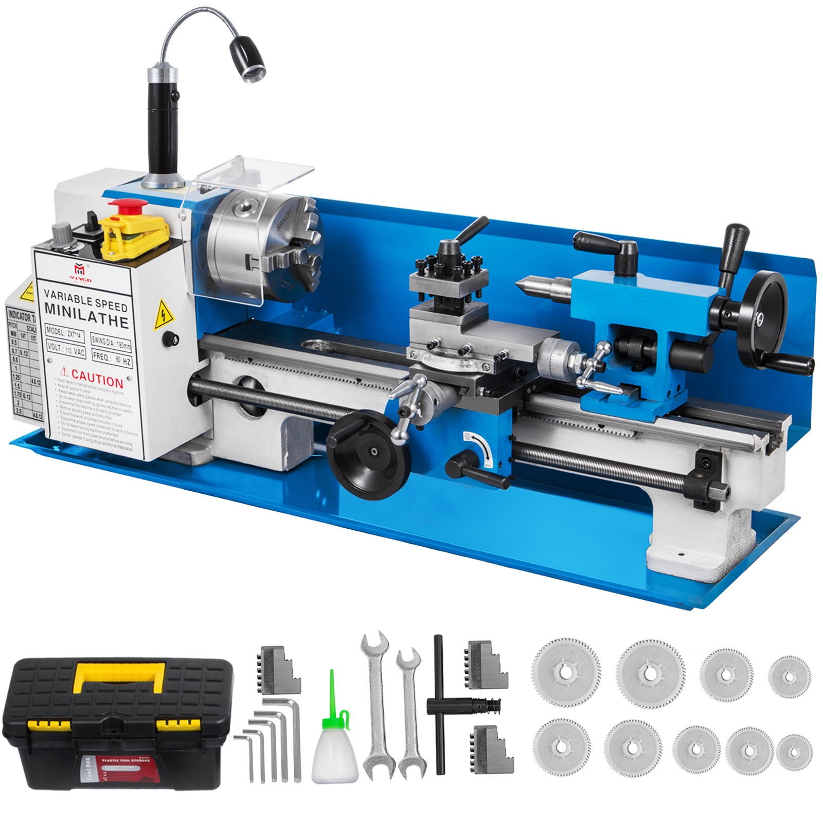 VEVOR Bench Top Mini Metal Lathe 7