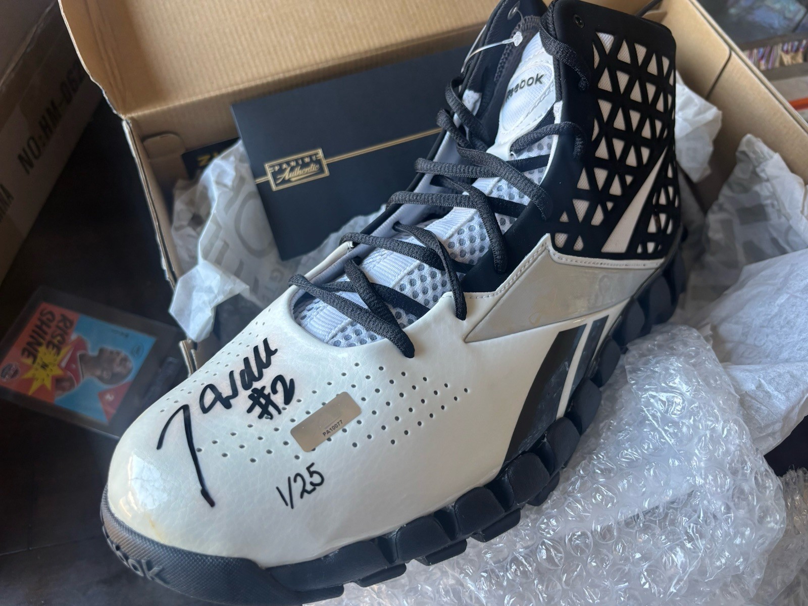 John Wall Autographed Reebok Zig Tech Shoe, Panini Authentic COA 1/25
