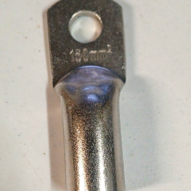 150mm Ring Terminal Lug 1-Hole Silver Crimp Connector Lot Of 34 150mm Ring Terminal Lug 1-Hole Silver Crimp Connector Lot Of 34