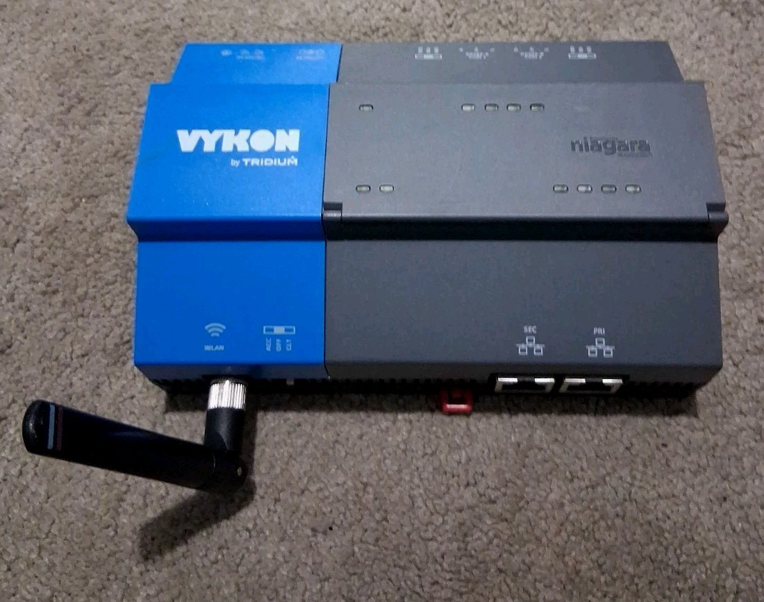 VYKON BY TRIDIUM CONTROLLER WITH MEMORY CARD NIAGARA 12977 OS#:32300323-002C VYKON BY TRIDIUM CONTROLLER WITH MEMORY CARD NIAGARA 12977 OS#:32300323-002C