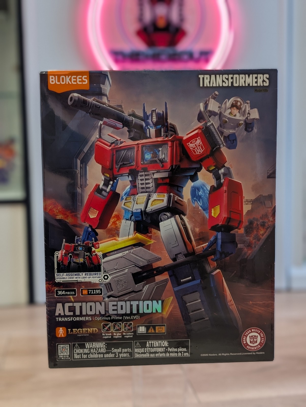 Blokees Transformers Action Edition AE07 G1 EVO Optimus Prime Model Kit Figure Blokees Transformers Action Edition AE07 G1 EVO Optimus Prime Model Kit Figure