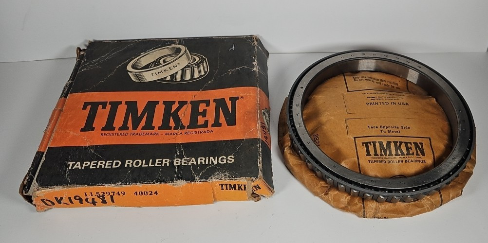 New Timken LL529749 40024 Tapered Roller Bearing Machine System Drive in Box USA