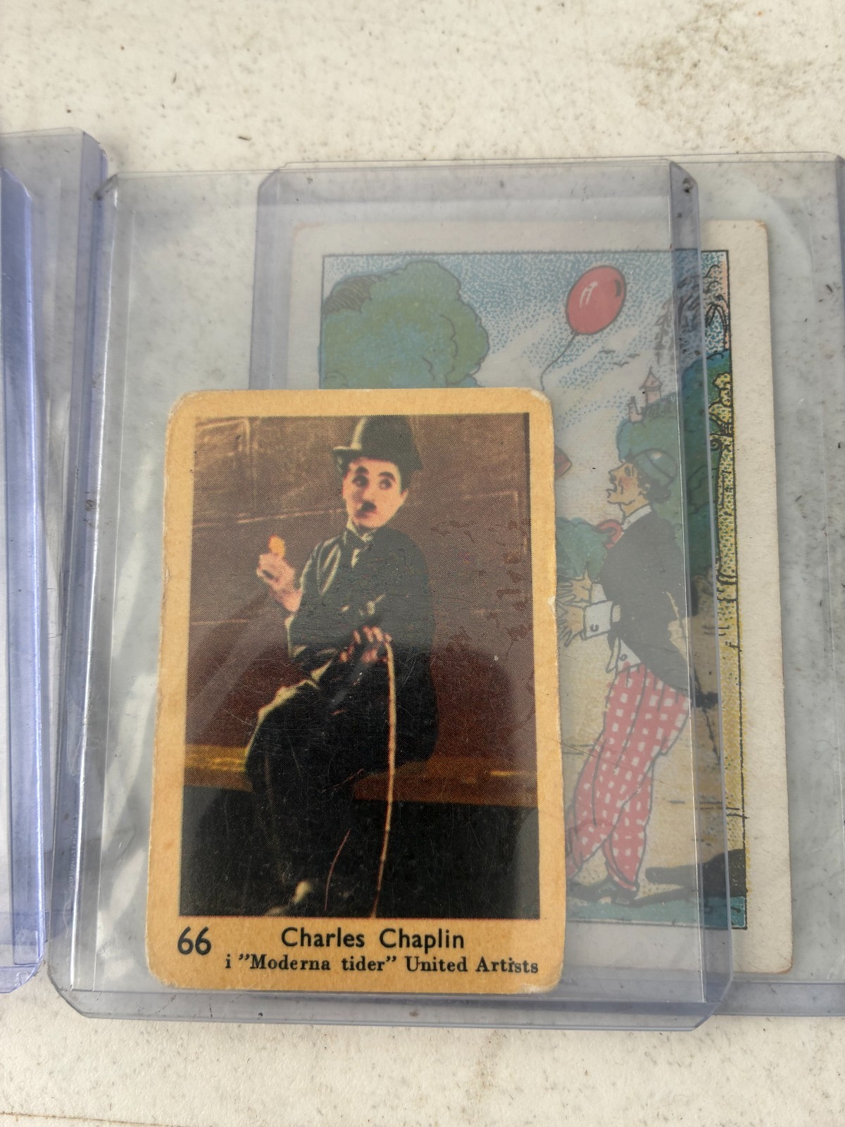Charlie Chaplin #66  card (rare) Moderna TIder United Artists Oringial VG $19