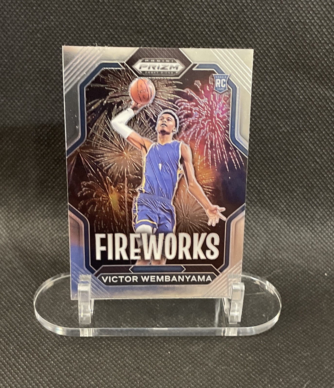 2023-24 Panini Prizm Draft Picks - Fireworks Victor Wembanyama #1 (RC) 2023-24 Panini Prizm Draft Picks - Fireworks Victor Wembanyama #1 (RC)