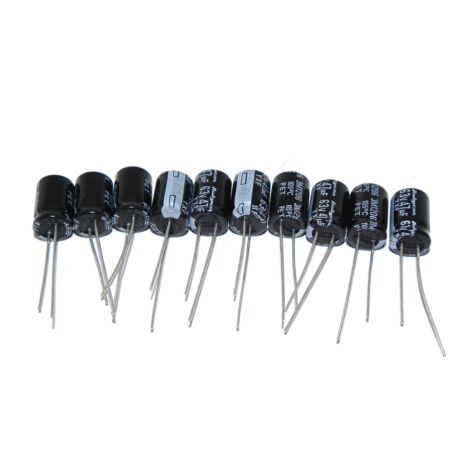 10x 63V47UF RUBYCON YXF Electrolytic Capacitors 47UF 63V 8x12 mm 10x 63V47UF RUBYCON YXF Electrolytic Capacitors 47UF 63V 8x12 mm