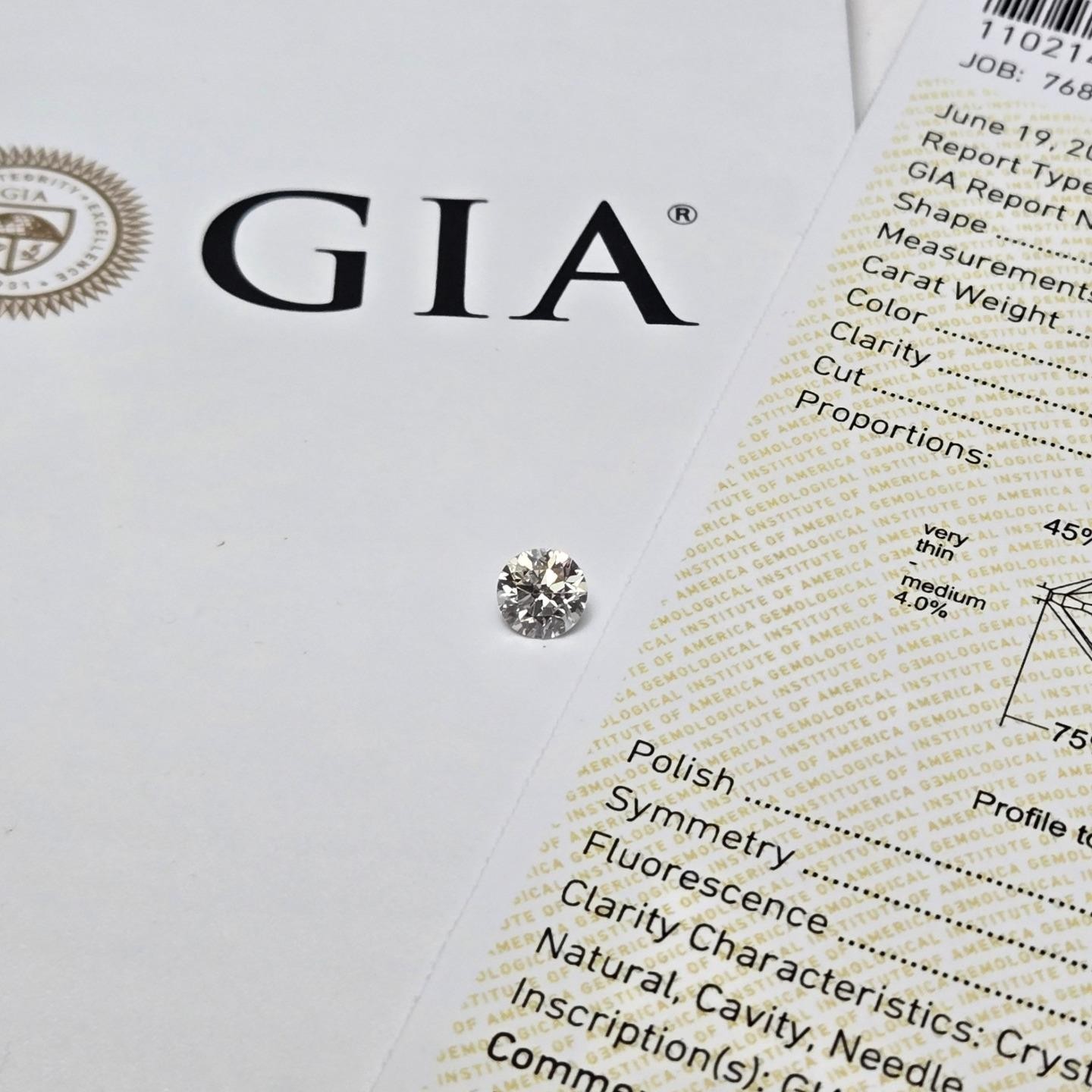 GIA Certified Natural .88 Ct Round Brilliant Cut I / SI1 Clarity Loose Diamond GIA Certified Natural .88 Ct Round Brilliant Cut I / SI1 Clarity Loose Diamond