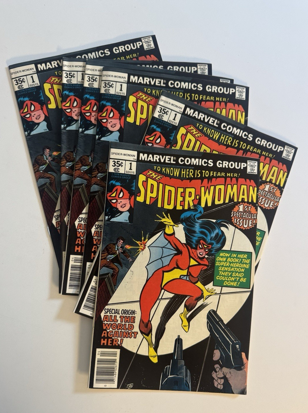 Spider-Woman #1 - 1978 Marvel Comics - Lot of 6 Spider-Woman #1 - 1978 Marvel Comics - Lot of 6