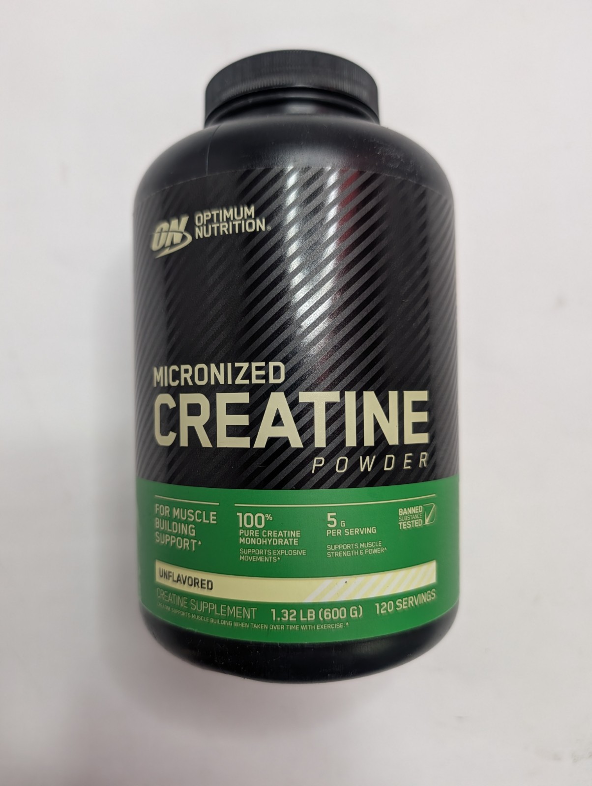 **09/2026** Micronized Creatine Powder, Unflavored, 1.32 lb (600 g)