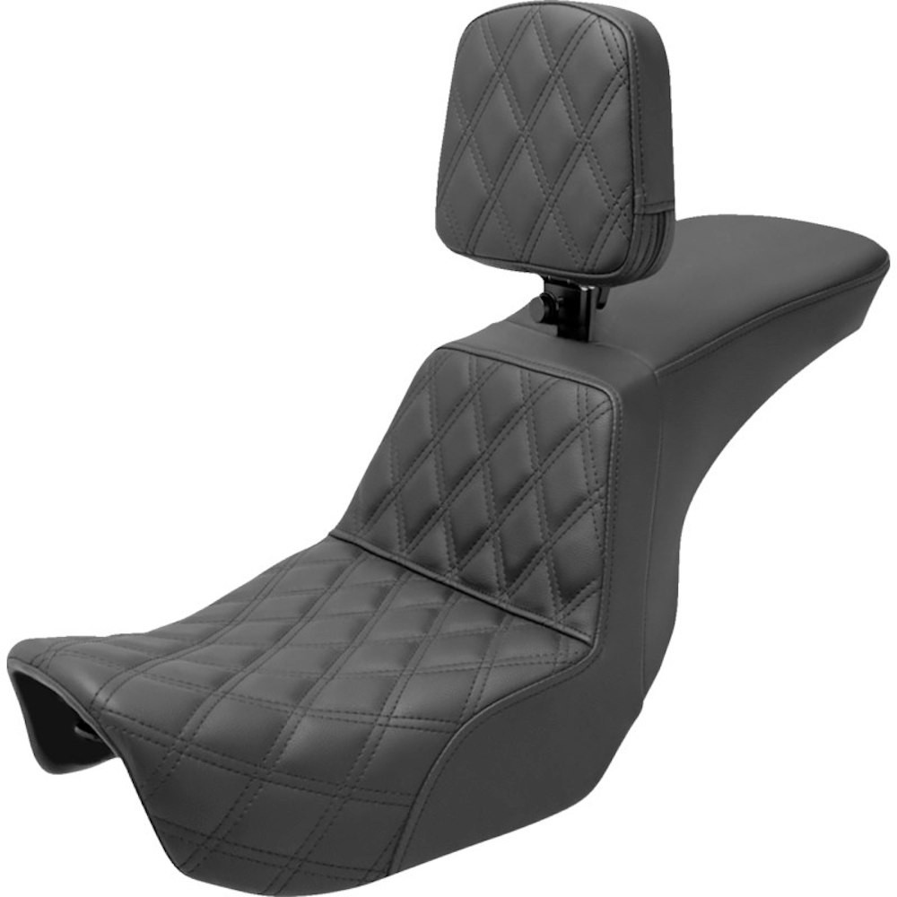Saddlemen 806-04-192BR Tour Step-Up Front LS Seats with Drivers Backrests