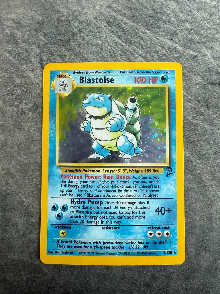 Pokemon TCG Blastoise 002/102 Base Set Holo Pokemon TCG Blastoise 002/102 Base Set Holo