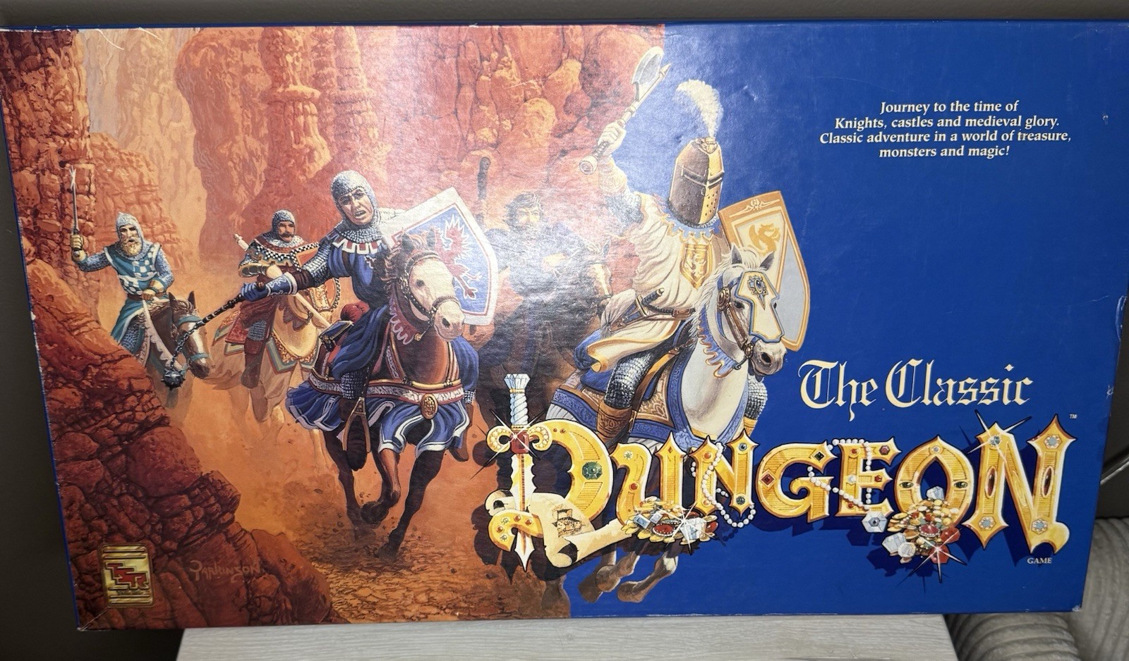 1992 TSR The Classic Dungeon Board Game #1045 Complete 250 Cards D&D Vintage