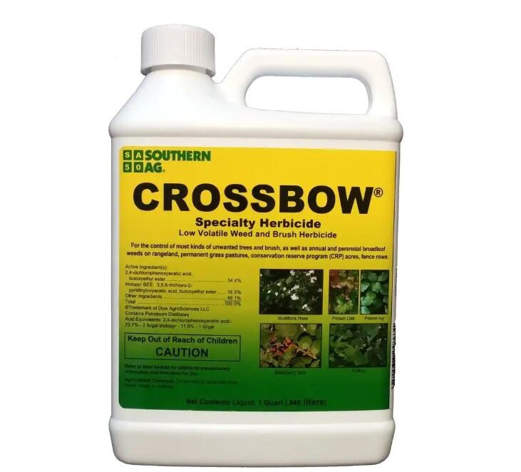 Crossbow Specialty Herbicide Control Weeds Trees Brush 32oz by Southern Ag Crossbow Specialty Herbicide Control Weeds Trees Brush 32oz by Southern Ag
