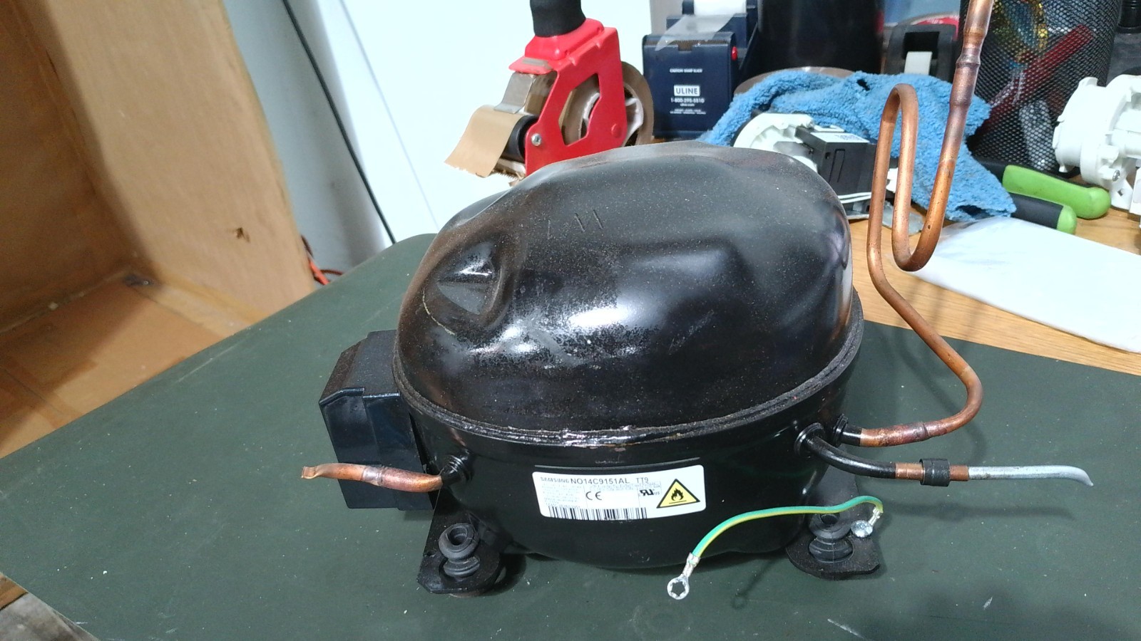 N014C9151ALTT9 OEM Original Samsung Refrigerator Compressor N014C9151ALTT9 OEM Original Samsung Refrigerator Compressor
