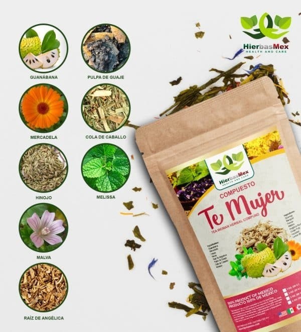 Te Mujer, Compuesto Te Herbal 4 oz. Woman Compound Tea 4 Oz. Premium Fresh Te Mujer, Compuesto Te Herbal 4 oz. Woman Compound Tea 4 Oz. Premium Fresh