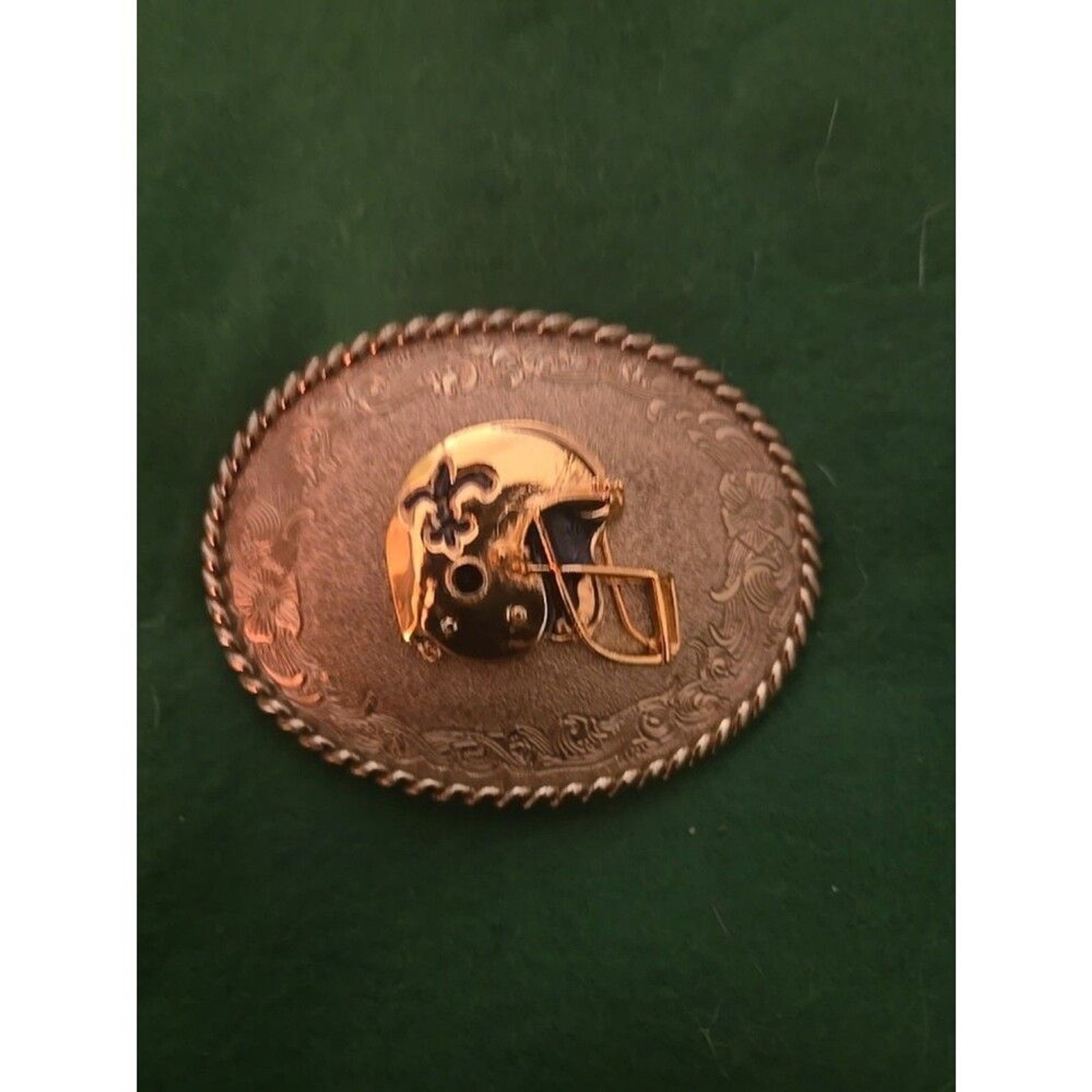 Vtg. 1978 Raintree New Orleans Saints Belt Buckle (Y-7) Vtg. 1978 Raintree New Orleans Saints Belt Buckle (Y-7)