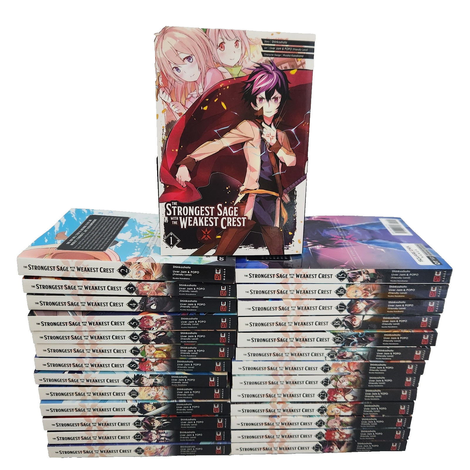 The Strongest Sage with the Weakest Crest Lot 1-27 Manga English First Printings The Strongest Sage with the Weakest Crest Lot 1-27 Manga English First Printings