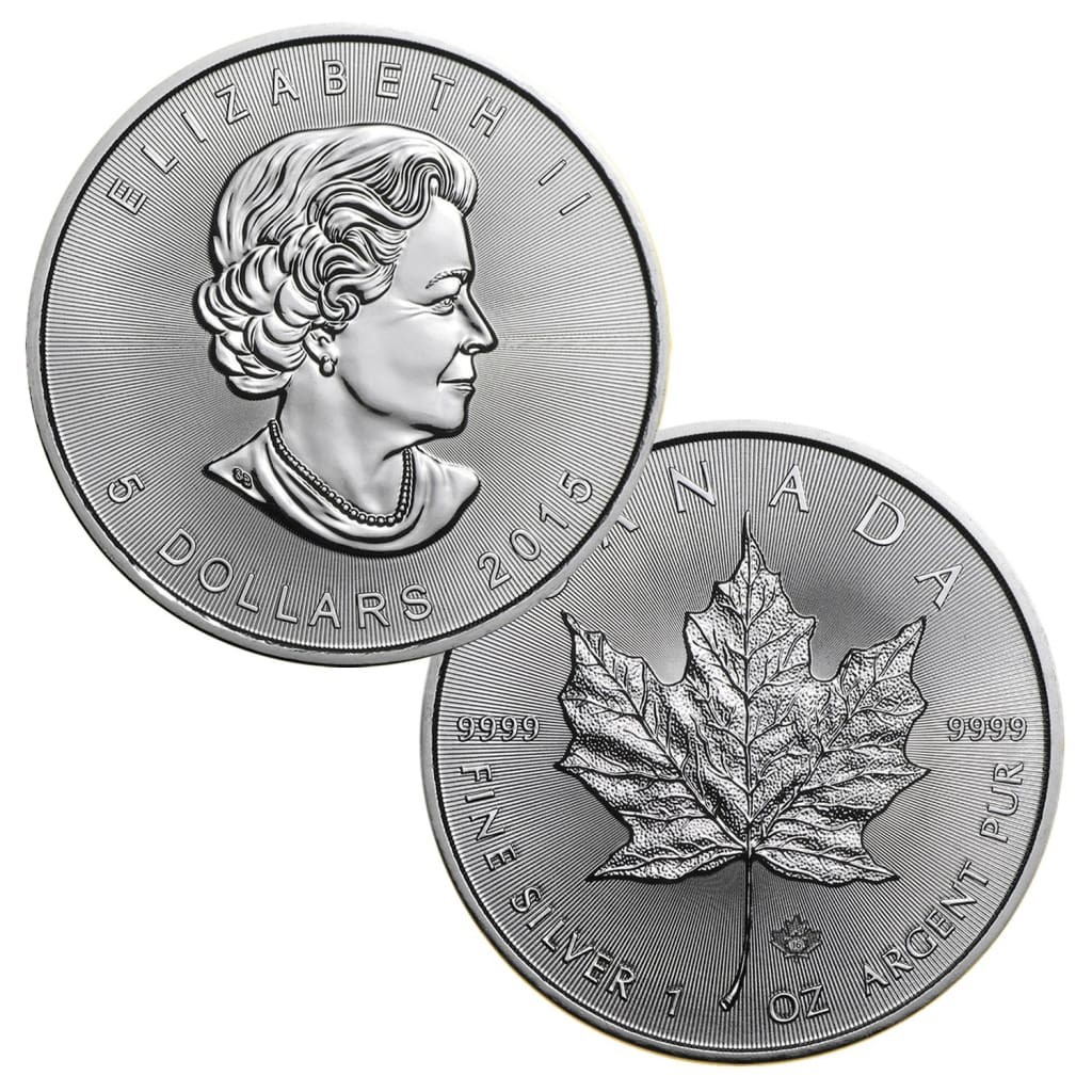 Canada 2015 $5 Maple Leaf - 1oz .9999 Silver Coin