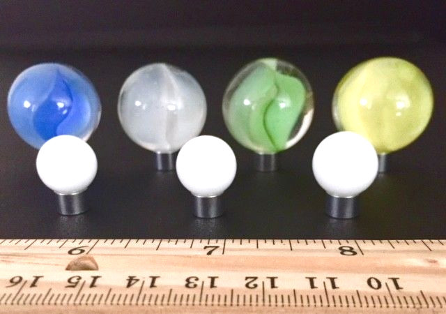 ⭐2 DAY SALE⭐ LOT OF 50 POPULAR MARBLE HOLDERS COLLECTION DISPLAY STANDS CHROME