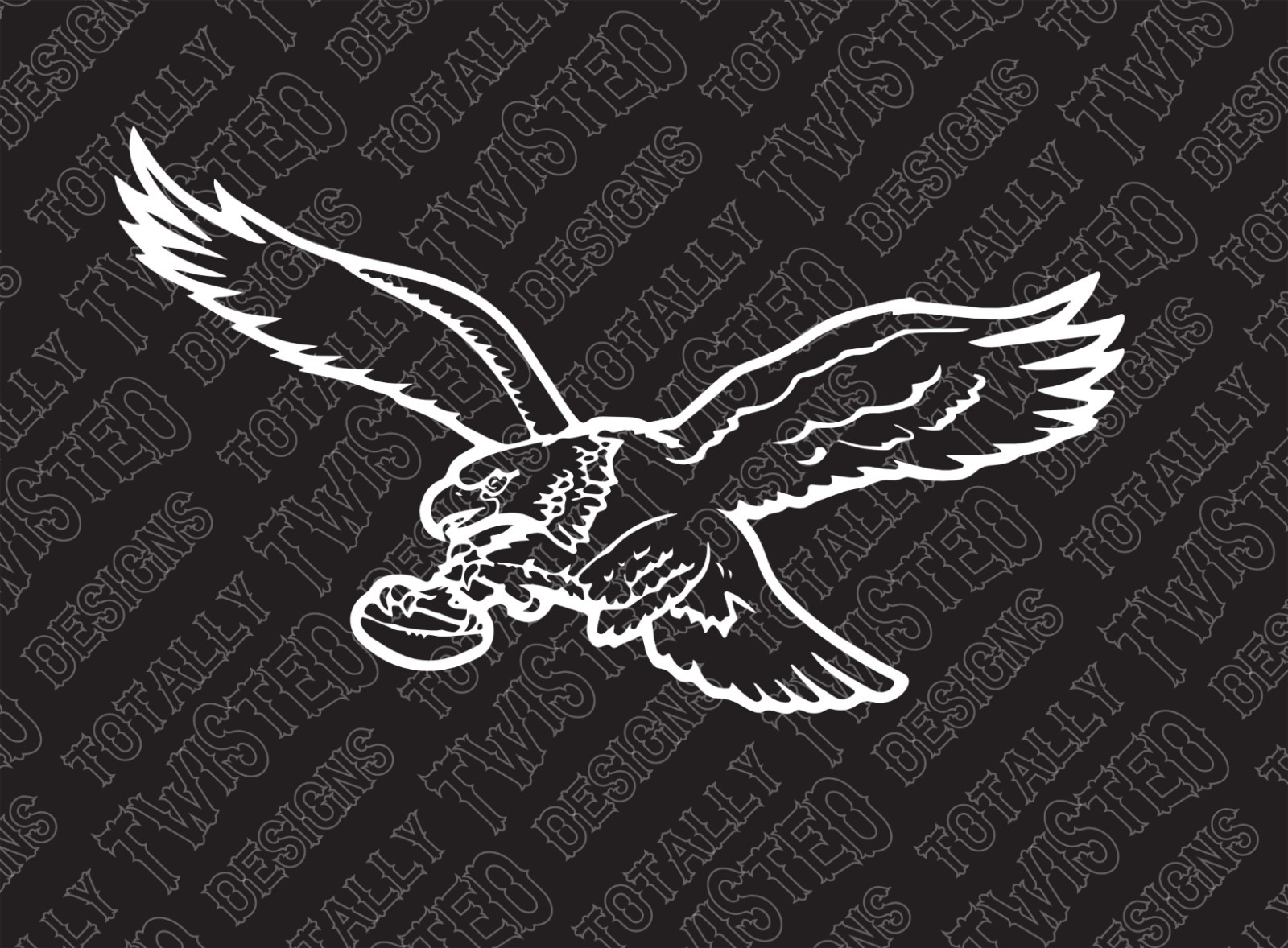 Philadelphia Eagles Throwback Retro vinyl decal sticker car truck NFL football