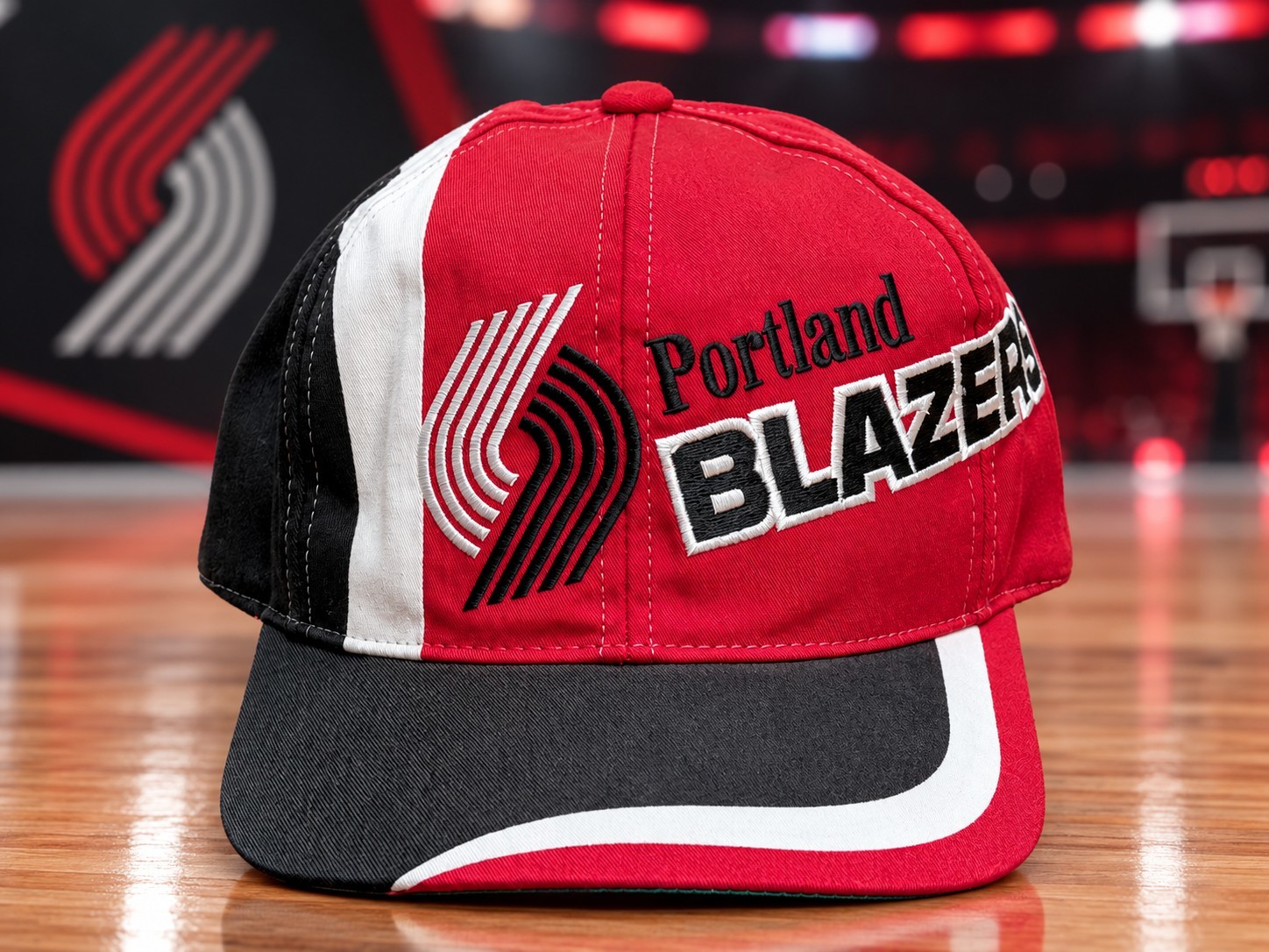 Vintage 90\'s Portland Trail Blazers Snapback Hat Sports Specialties Basketball Vintage 90\'s Portland Trail Blazers Snapback Hat Sports Specialties Basketball