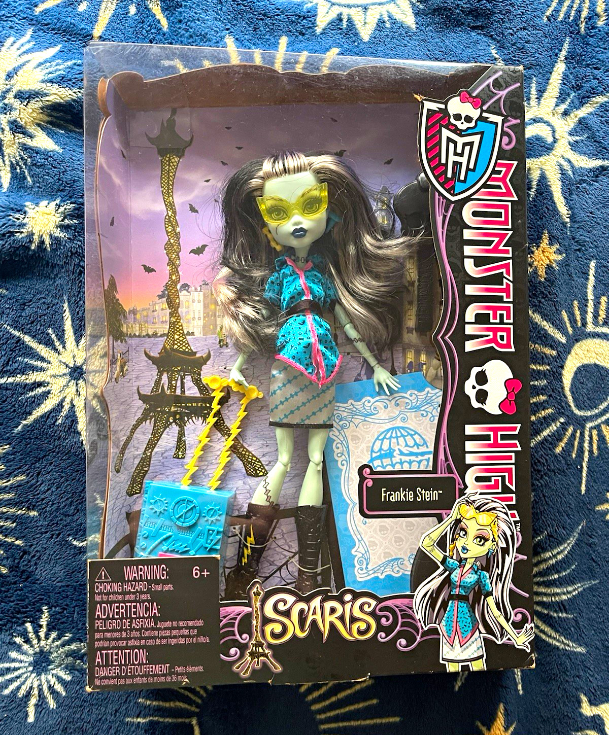 Monster High Scaris Frankie Stein 11in Fashion Doll w/ Accessories Opened