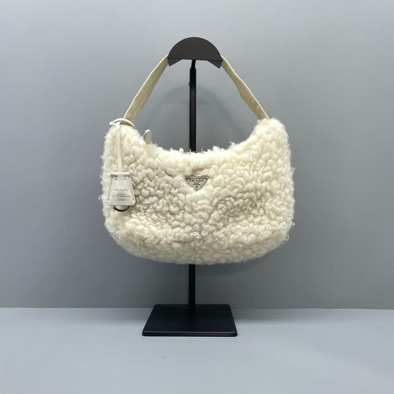 Prada Small Shearling BAG  - auth