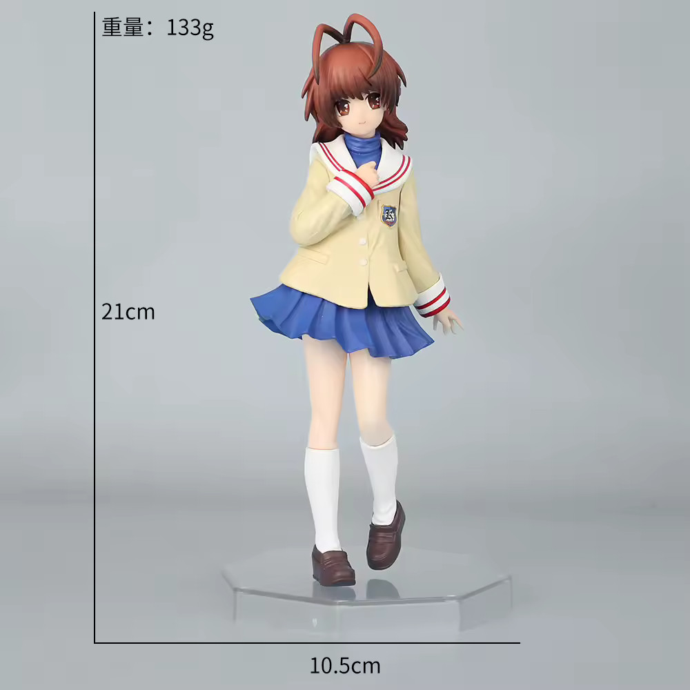 Clannad Nagisa Furukawa PVC Anime Figure Beautiful Girl Collectible Model Decor Clannad Nagisa Furukawa PVC Anime Figure Beautiful Girl Collectible Model Decor