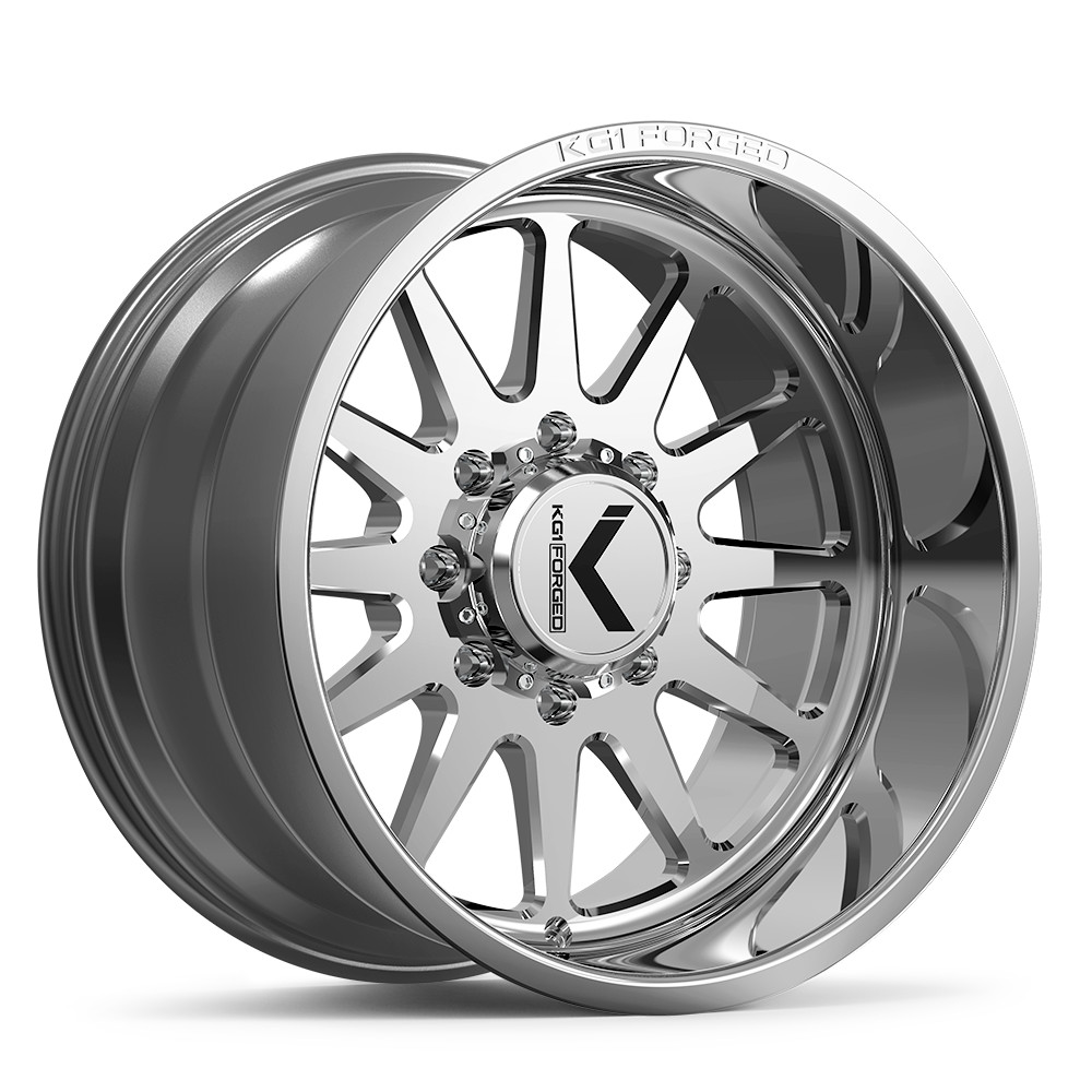 22x10 KG1 KT005 Clockwork Polished FORGED Wheels 6x5.5 (-24mm) Set of 4