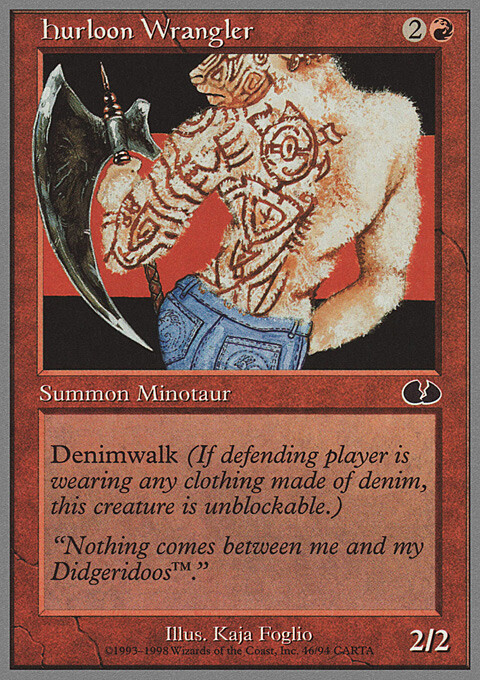 MTG Magic the Gathering Hurloon Wrangler (46/94) Unglued LP