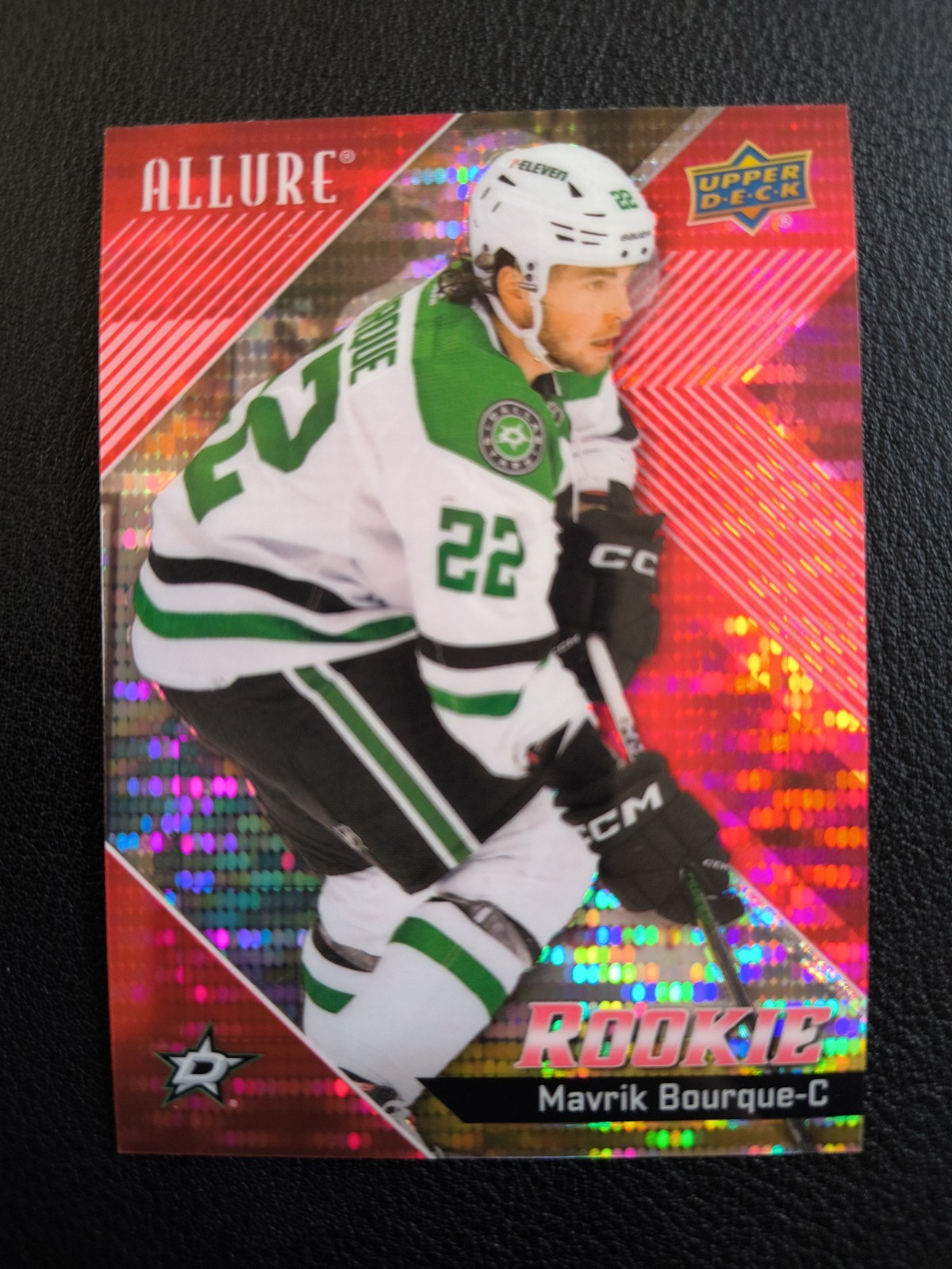 2024-25 Upper Deck Allure - Rookies Mavrik Bourque #141 Red Rainbow (RC) 2024-25 Upper Deck Allure - Rookies Mavrik Bourque #141 Red Rainbow (RC)