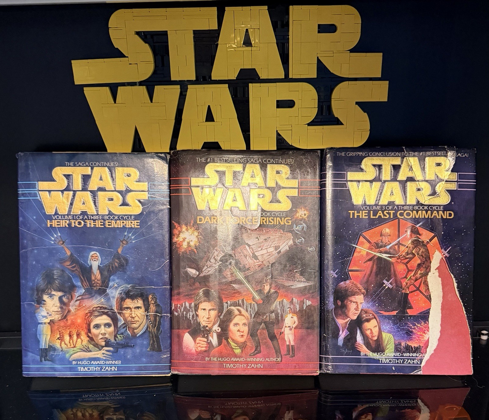 STAR WARS THRAWN TRILOGY Hardcover Book Set • 3 HB Books • 1st Edition • 1991