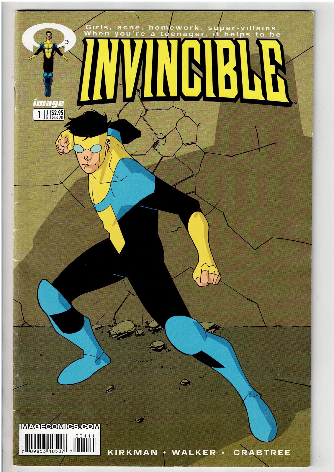INVINCIBLE #1 (2003) VF+ VFNM 1ST PRINT VERY LOW PRINT BIG KEY MODERN GRAIL