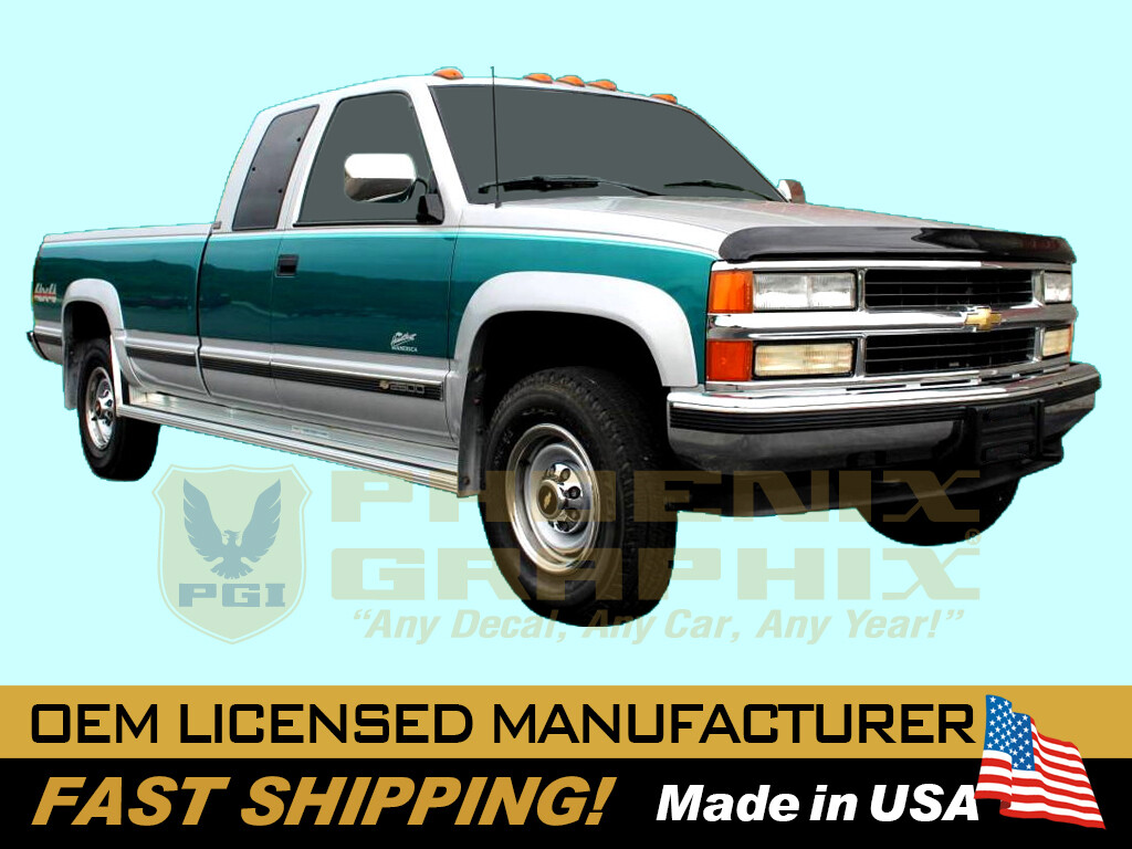 1988 1989 1990 1991 1992 1993 1994 Chevy GMC Truck Stripes 3-Band CK1500 Decals