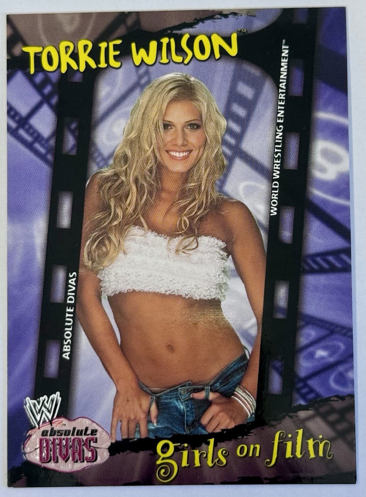 2002 Fleer WWE Absolute Divas Girls on Film #87 Torrie Wilson.  Wrestling.