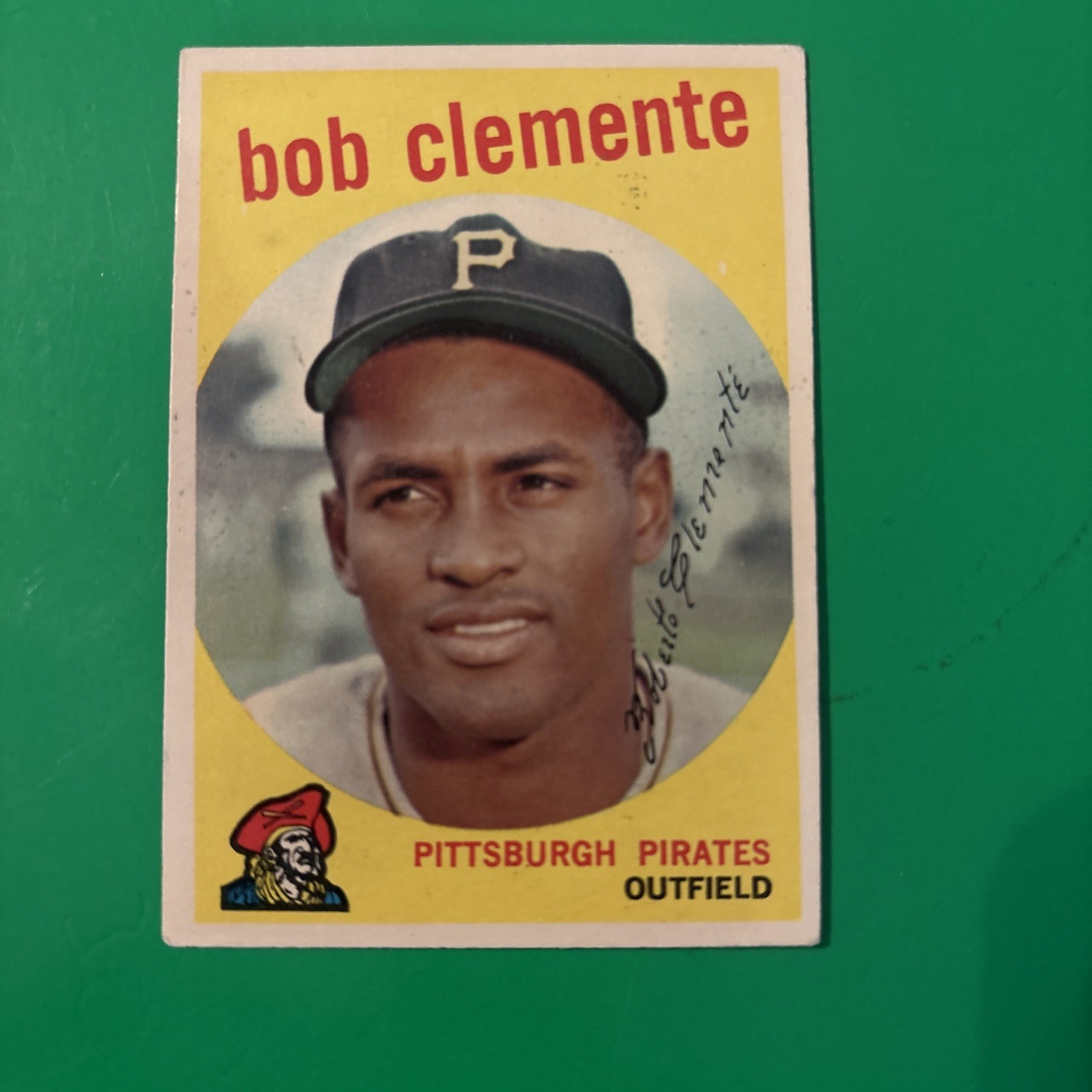 Roberto Bob Clemente 1959 Topps #478 Pittsburgh Pirates Hall of Fame HOF Roberto Bob Clemente 1959 Topps #478 Pittsburgh Pirates Hall of Fame HOF