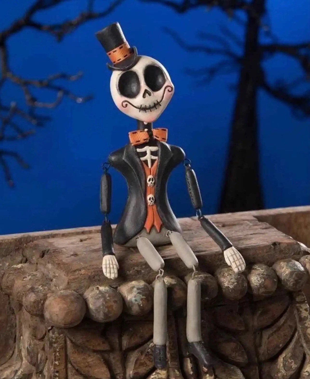 New LeeAnn Kress Bethany Lowe Vincent Skullgrave Skelleton Halloween Doll Figure New LeeAnn Kress Bethany Lowe Vincent Skullgrave Skelleton Halloween Doll Figure