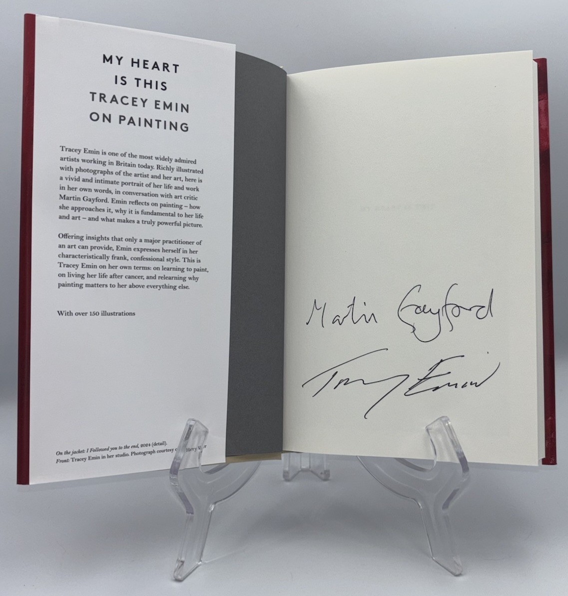 TRACEY EMIN SIGNED AUTOGRAPHED MY HEART IS THIS MARTIN GAYFORD HC 1ST ED BOOK #1