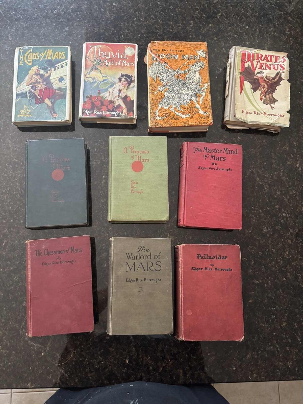 Reduced Edgar Rice Burroughs Mars Venus Collection 9 Books