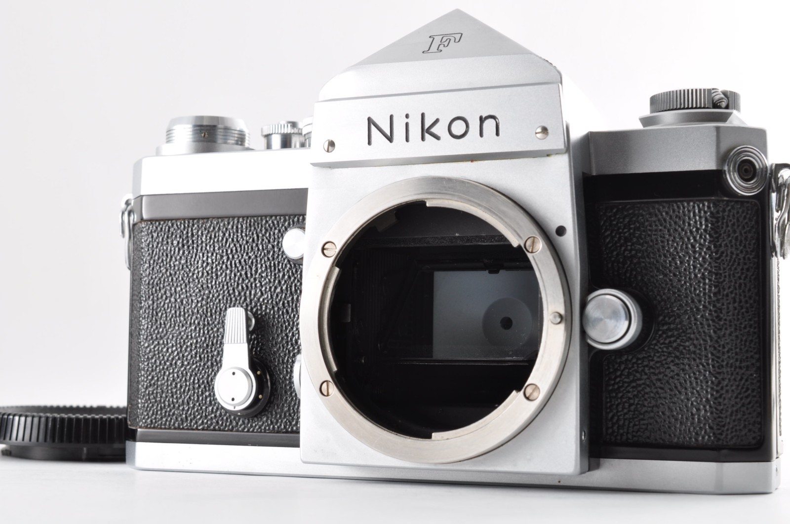 Nikon F Eye Level Silver Excellent+++ SLR Film Camera Z3069