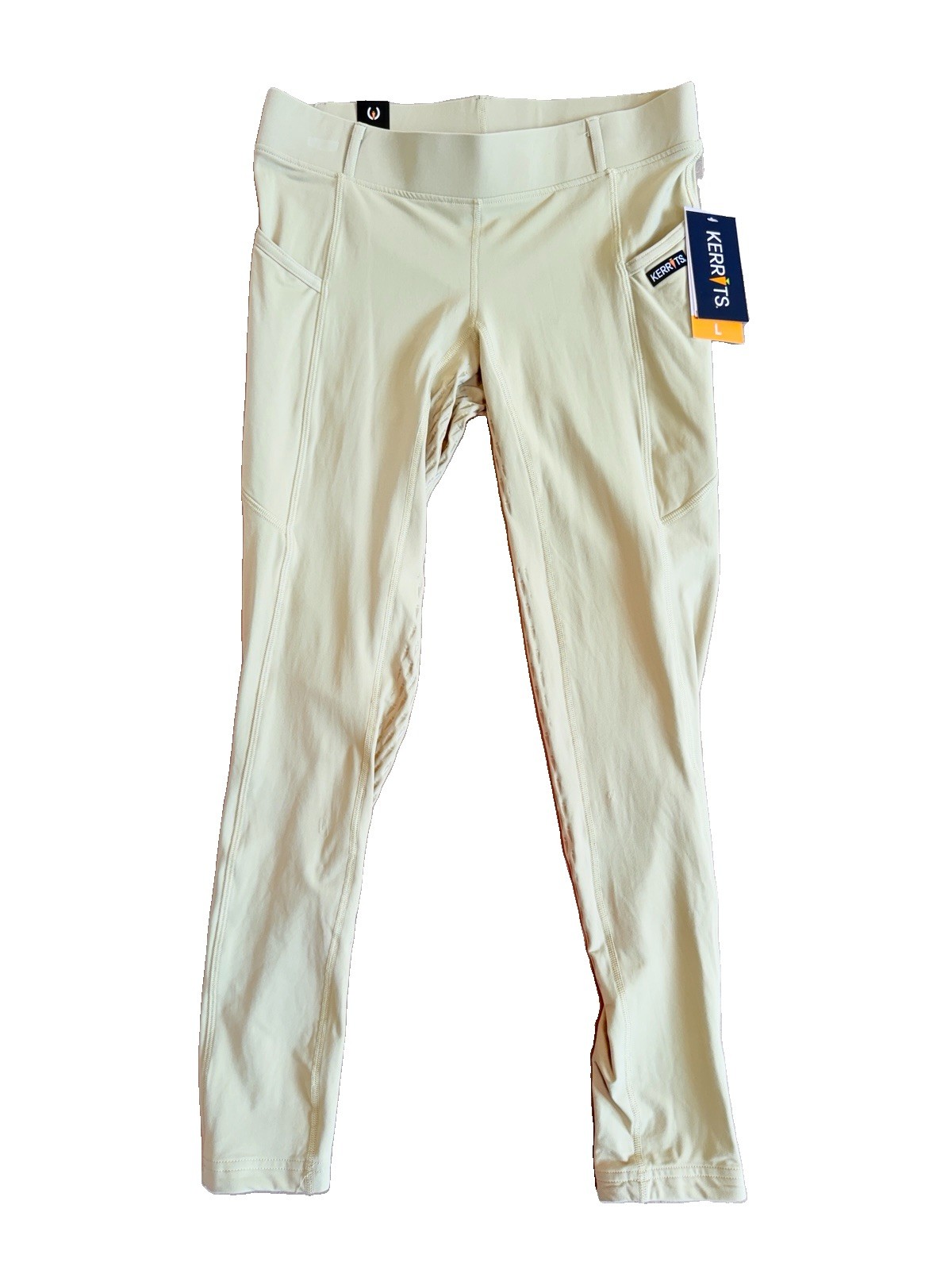 KERRITS “Ice Fil” Full Seat Tech Tights Riding Pants Equestrian Women’s Lg New