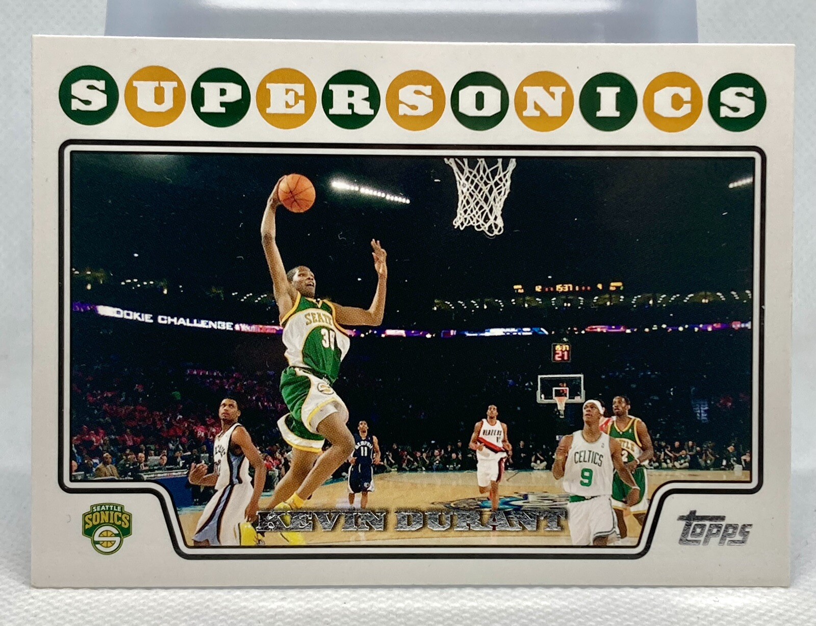 2008-09 Topps Kevin Durant #156 Supersonics 2nd Year 2008-09 Topps Kevin Durant #156 Supersonics 2nd Year