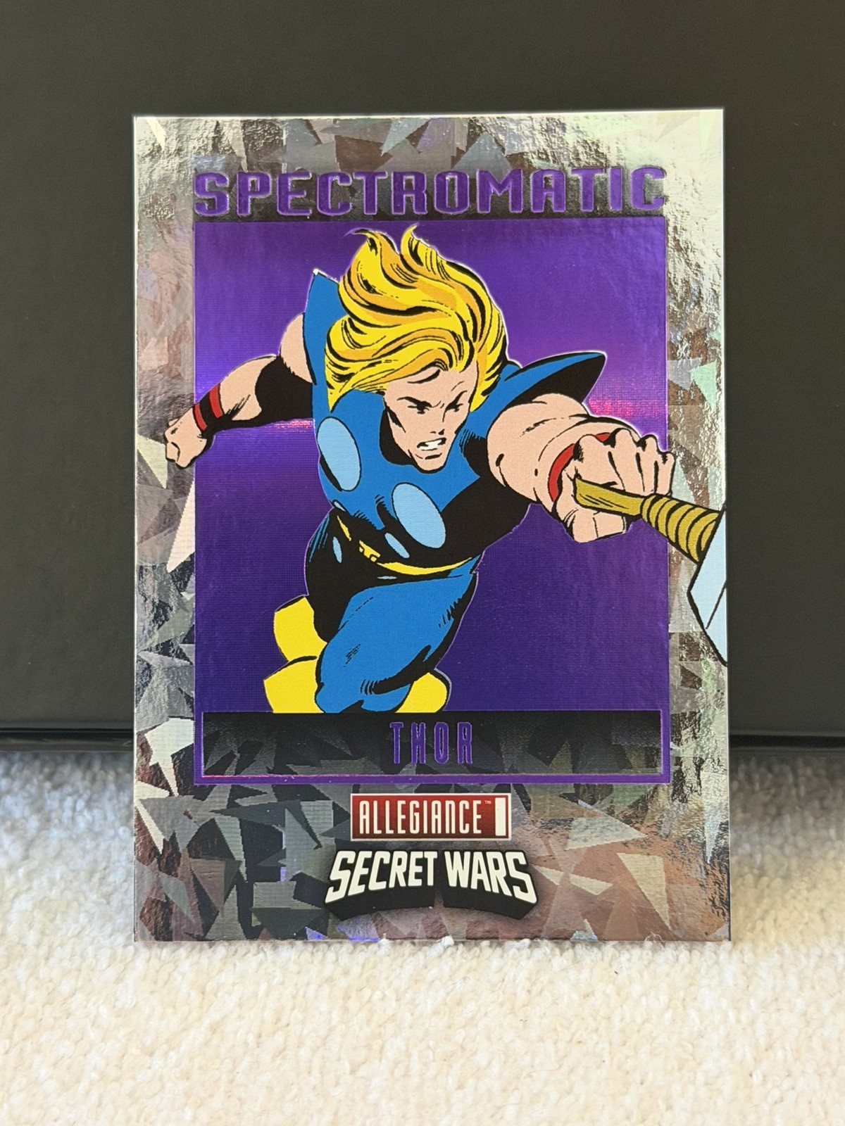 2023 Marvel Allegiance Secret Wars Thor #SM-18 Spectromatic Purple /199 